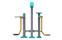 Bacak Acma Yan Salinim Aleti PF-202 | Dış Mekan Spor Aletleri | Erse Kent Mobilyaları
